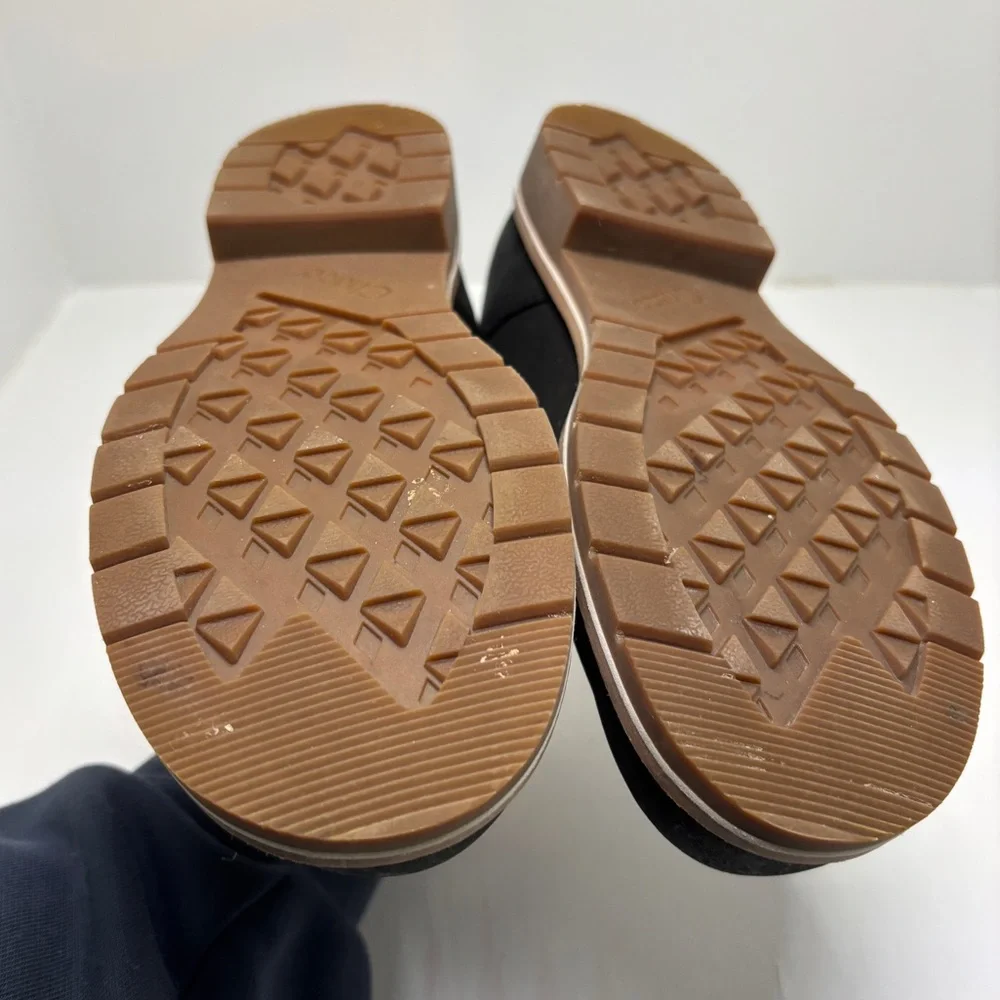 Chaco Women’s Black Leather Chelsea Boots Size 7 Waterproof Lug Sole Like New - Picture 10 of 12